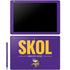 NFL Minnesota Vikings Team Motto Galaxy Book 12in Skin